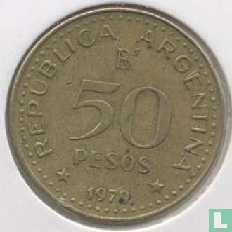 Argentinien 50 Peso 1979 "100th anniversary Conquest of Patagonia" - Bild 1