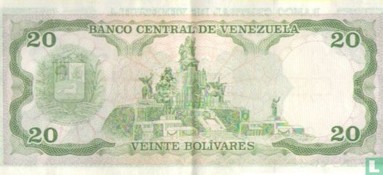 Venezuela 20 Bolívares 1981 - Image 2