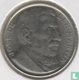 Argentinië 20 centavos 1950 "100th anniversary Death of José de San Martín" - Afbeelding 2