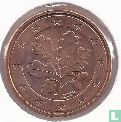 Germany 1 cent 2003 (F) - Image 1