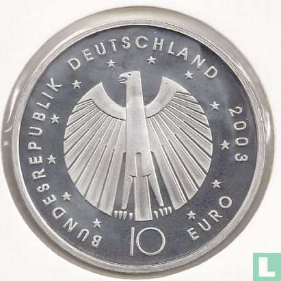 Germany 10 euro 2003 (A) "2006 Football World Cup in Germany" - Image 1