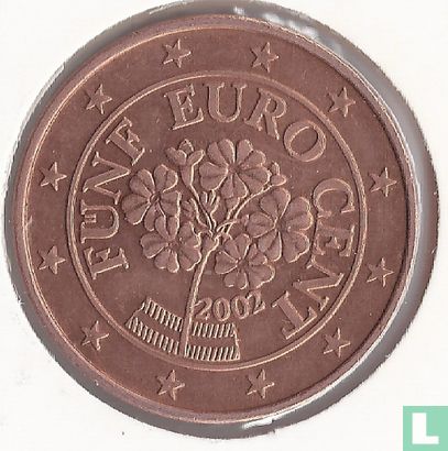 Austria 5 cent 2002 - Image 1