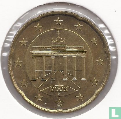 Deutschland 20 Cent 2003 (F) - Bild 1