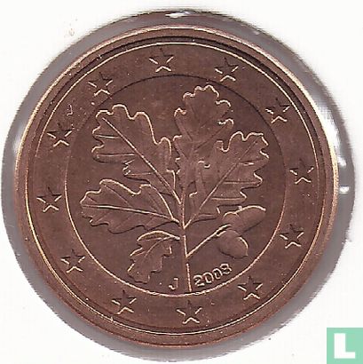 Duitsland 1 cent 2003 (J) - Afbeelding 1
