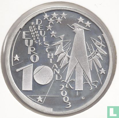 Allemagne 10 euro 2003 "German Museum Munich Centennial" - Image 1