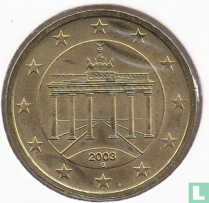 Duitsland 50 cent 2003 (G) - Afbeelding 1