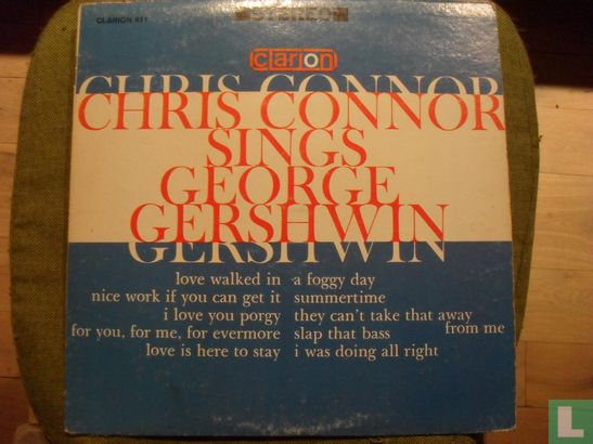 Chris Connor sings George Gershwin - Afbeelding 1