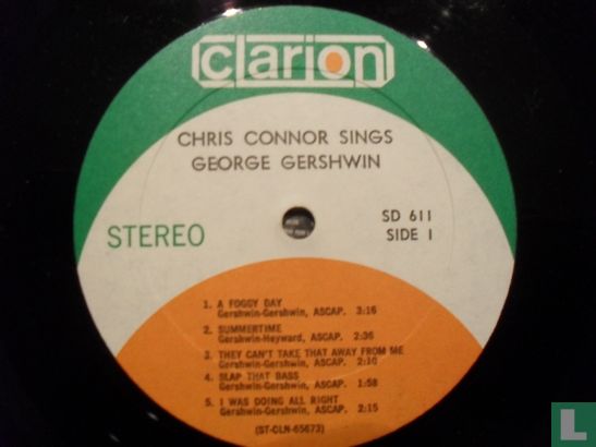 Chris Connor sings George Gershwin - Afbeelding 3