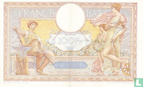 Frankreich 100 Francs 1937  - Image 2