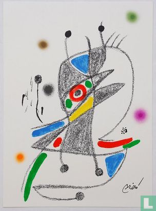 Originele litho van Joan Miro, Maravillas 2, 1975 - Image 2