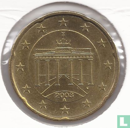 Deutschland 20 Cent 2003 (A) - Bild 1