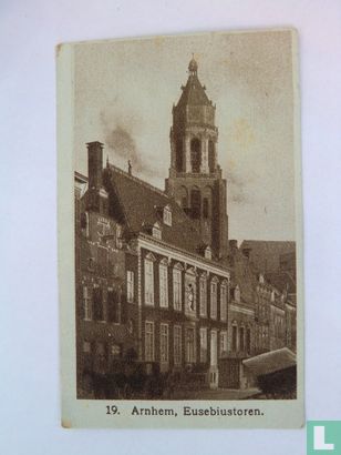 Eusebiustoren , Arnhem Mini Reclame kaartje - Afbeelding 1