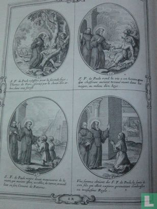 Les figures et l'abbrege de la vie, de la mort, et des miracles de Saint François de Paule - Afbeelding 2