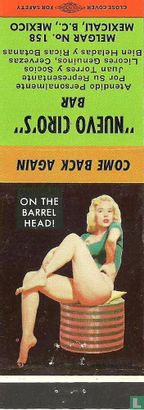 Pin up 60 ies on the barrel head ! - Afbeelding 1