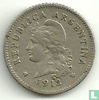 Argentine 10 centavos 1912 - Image 1