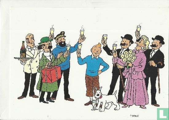 J10 - Postogram Kuifje - Tintin - Bild 1