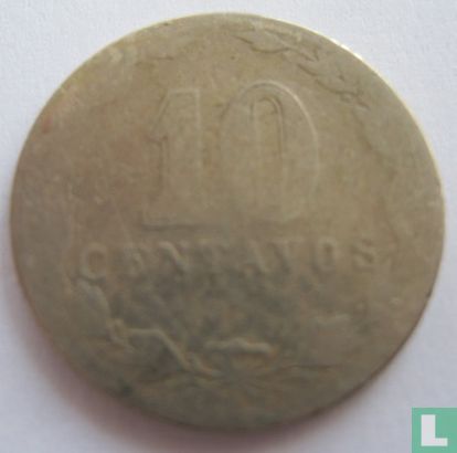 Argentinië 10 centavos 1909 - Afbeelding 2