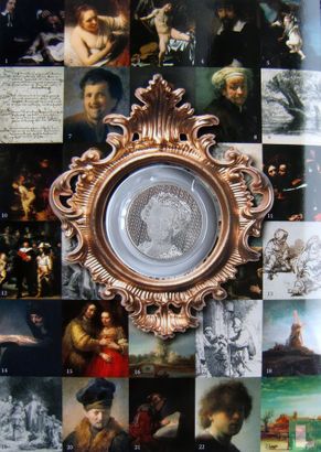 Niederlande 5 Euro 2006 (PP - Folder) "400th anniversary Birth of Rembrandt Harmenszoon van Rijn" - Bild 2