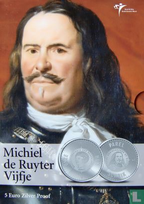 Nederland 5 euro 2007 (PROOF - folder) "400th Anniversary of the birth of Michiel Adriaenszoon de Ruyter" - Afbeelding 3
