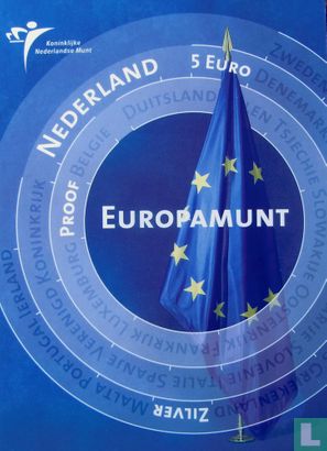 Netherlands 5 euro 2004 (PROOF - folder) "EU enlargement" - Image 3
