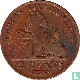 België 2 centimes 1909/809 - Afbeelding 2