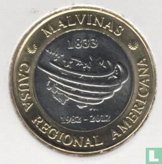 Argentinië 2 pesos 2012 "30th anniversary Falklands War" - Afbeelding 2