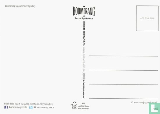 B130026 - Boomerang supports Valentijnsdag (engel met machinegeweer) - Afbeelding 2