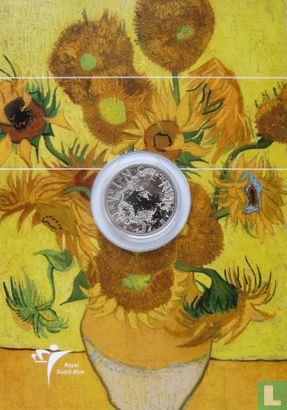 Niederlande 5 Euro 2003 (PROOFLIKE - Folder) "150th anniversary Birth of Vincent van Gogh" - Bild 1