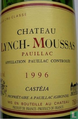 Lynch-Moussas 1996, 5E Cru Classe