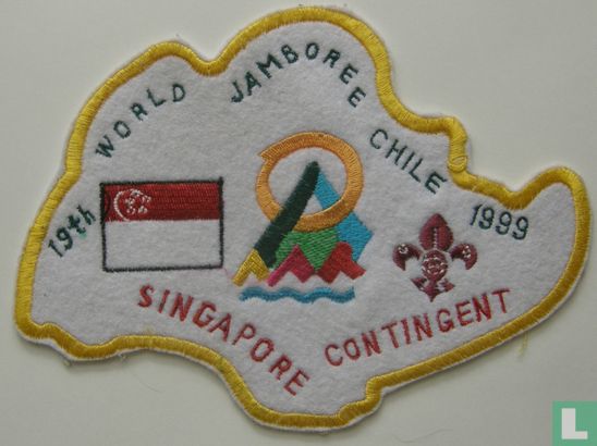 Singapore contingent (backpatch) - 19th World Jamboree