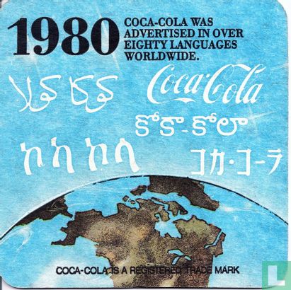 1980 Coca-Cola was advertised in over eighty languages worldwide - Image 1