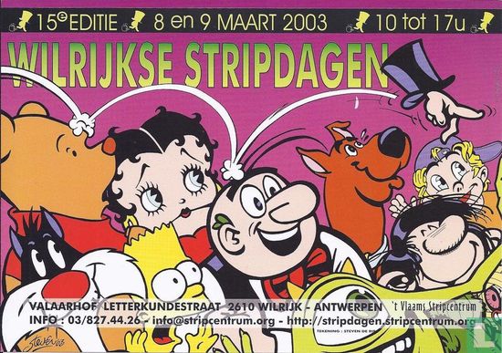 15e Wilrijkse stripdagen 2003