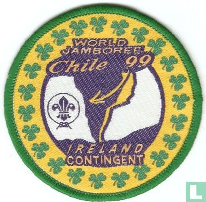 Ireland Contingent (Girl Guides) - 19th World Jamboree (green border)
