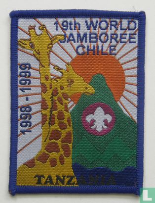 Tanzanian contingent (fake) - 19th World Jamboree (blue border)