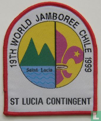 St Lucia contingent (fake) - 19th World Jamboree (red border)