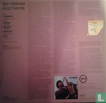 Ben Webster and Friends - Afbeelding 2