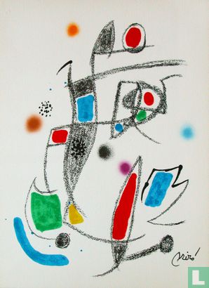 Originele litho van Joan Miro, Maravillas 10, 1975 - Bild 2