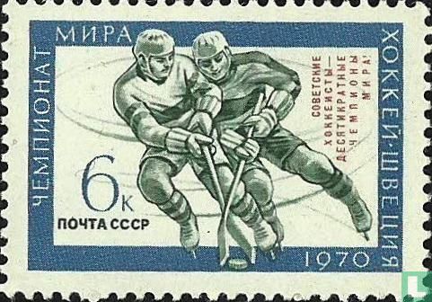 Hockey sur glace victoire soviétique