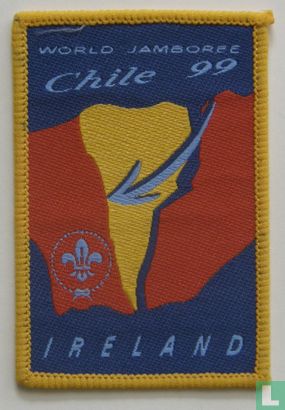Irish contingent - 19th World Jamboree (yellow border)