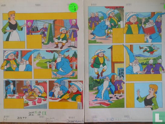 Walt Disney-the sword in the stone-original-double page      - Image 1