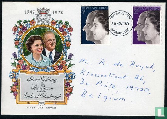 Koningin Elizabeth II - Huwelijks jubileum - Afbeelding 1