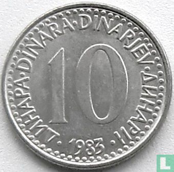 Yugoslavia 10 dinara 1983 - Image 1