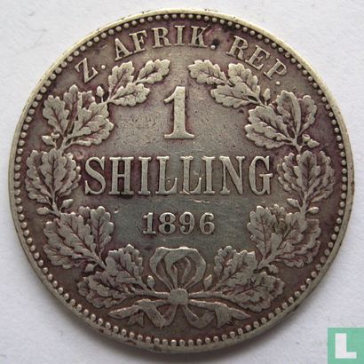 South Africa 1 shilling 1896 - Image 1