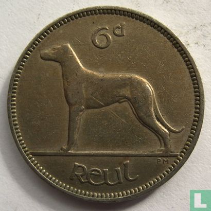 Ierland 6 pence 1956 - Afbeelding 2