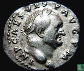 Roman Empire-AR Denarius Vespasian  - Image 1