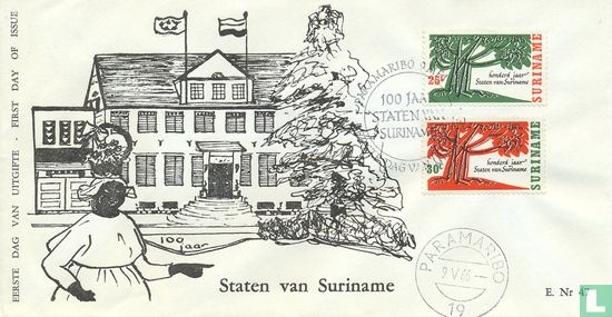 100 years Parliament of Suriname