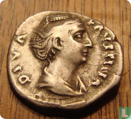 Römisches Reich, Denar, 138-141 n. Chr., Faustina Gattin des Antoninus Pius, Rom, 141-146 n. Chr. - Bild 1