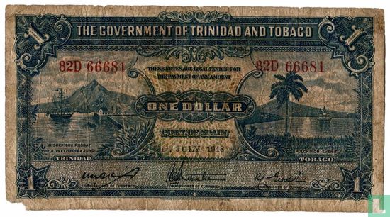 Trinidad und Tobago 1 dollar 1948 - Bild 1