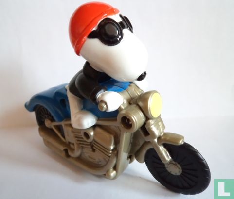 Snoopy op motor - Afbeelding 1