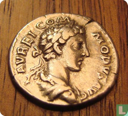Romeinse Rijk, AR Denarius, 177-192 AD, Commodus, Rome - Afbeelding 1